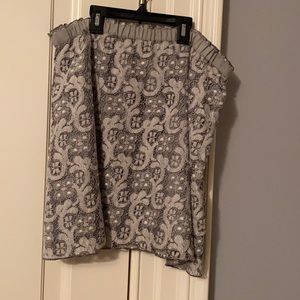 Jcrew elastic waist skirt